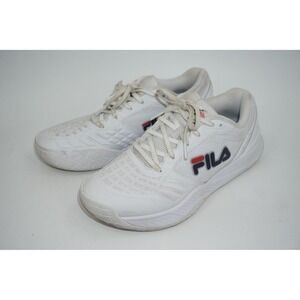 Fila‎ Tennis Pickleball Shoes White Axilus 3 Court Herringbone Women's Size 9.5